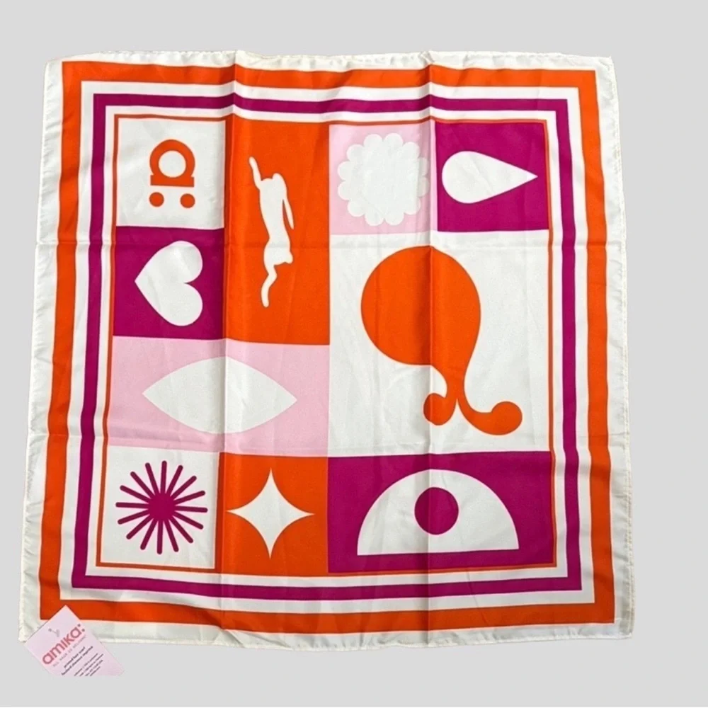 Amika silk hair scarf
